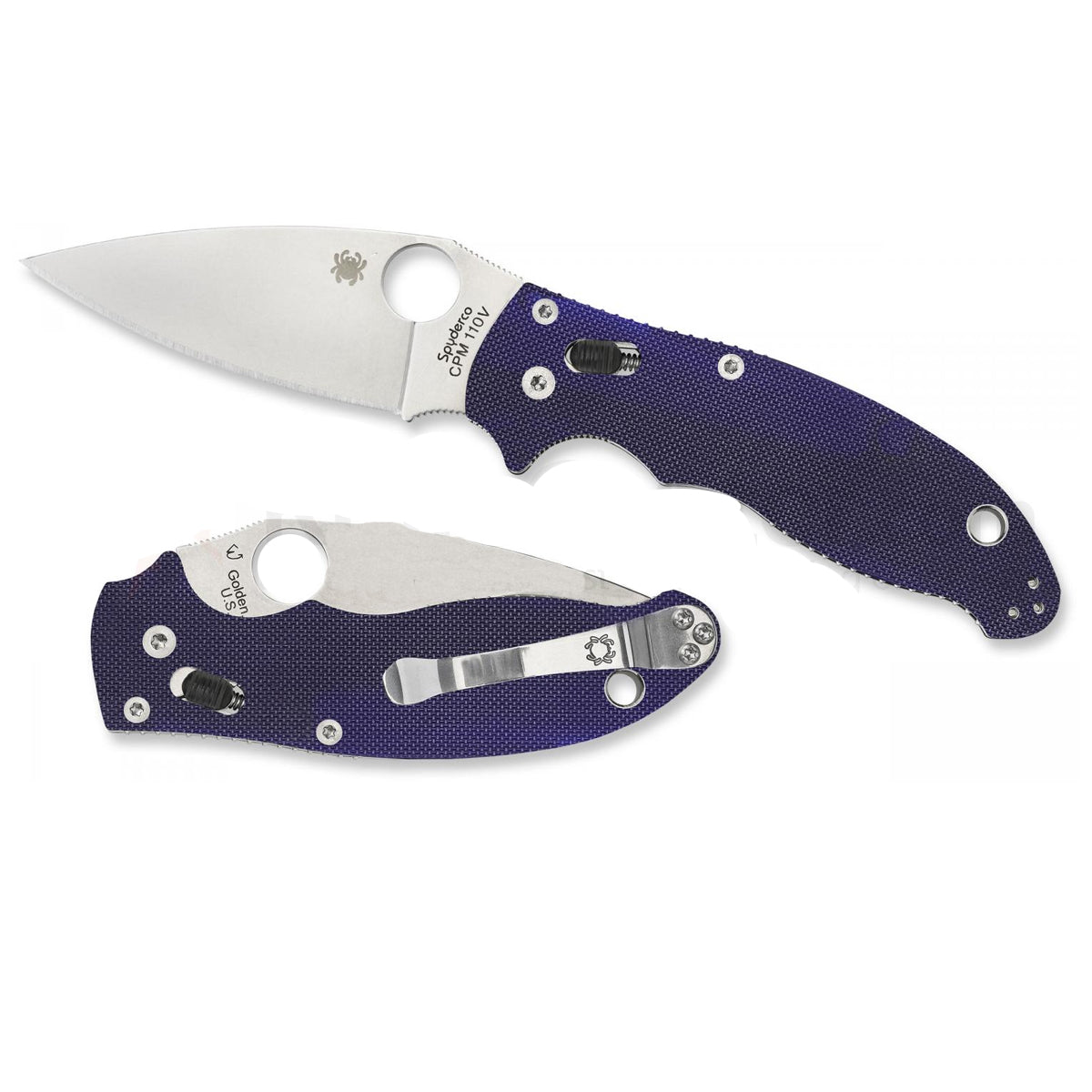Spyderco | Manix 2 G-10 - Dark Blue S110V