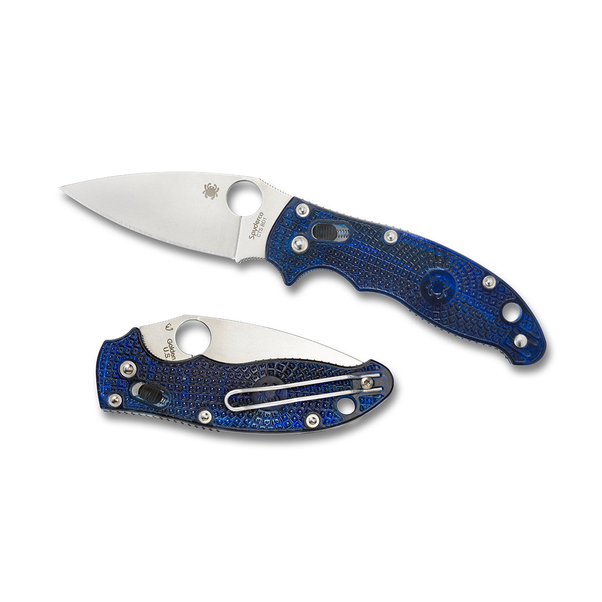 Spyderco | Manix 2 Lightweight - Translucent Blue