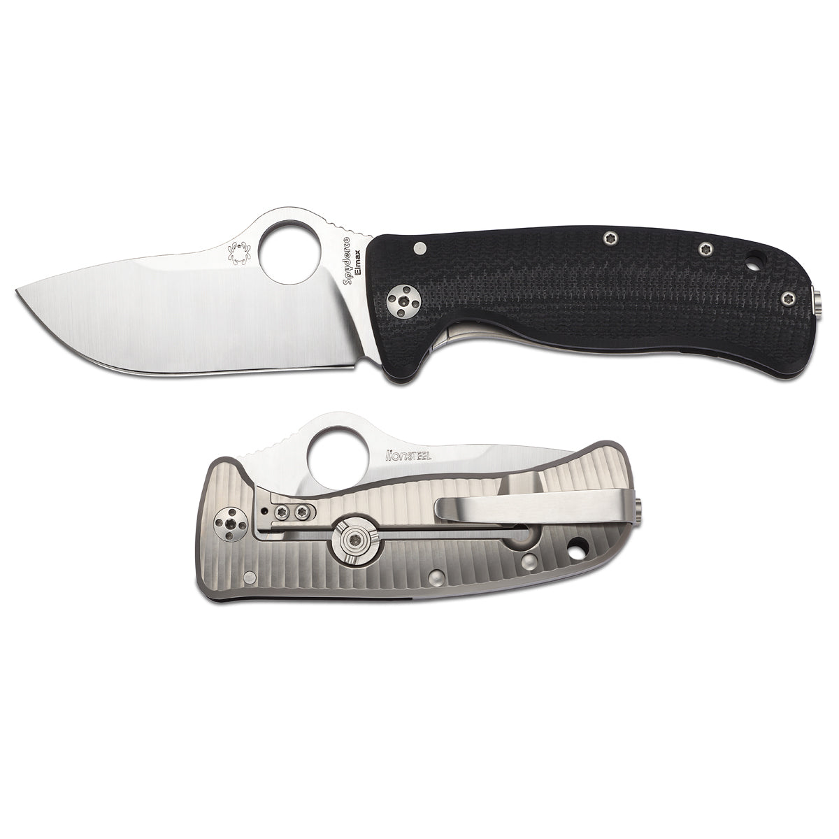 Spyderco | Lil' LionSpy G-10 - Black/Titanium