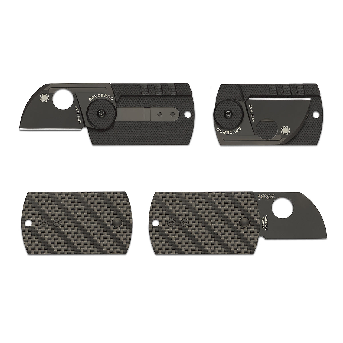 Spyderco | DogTag Folder Carbon Fibre - Black
