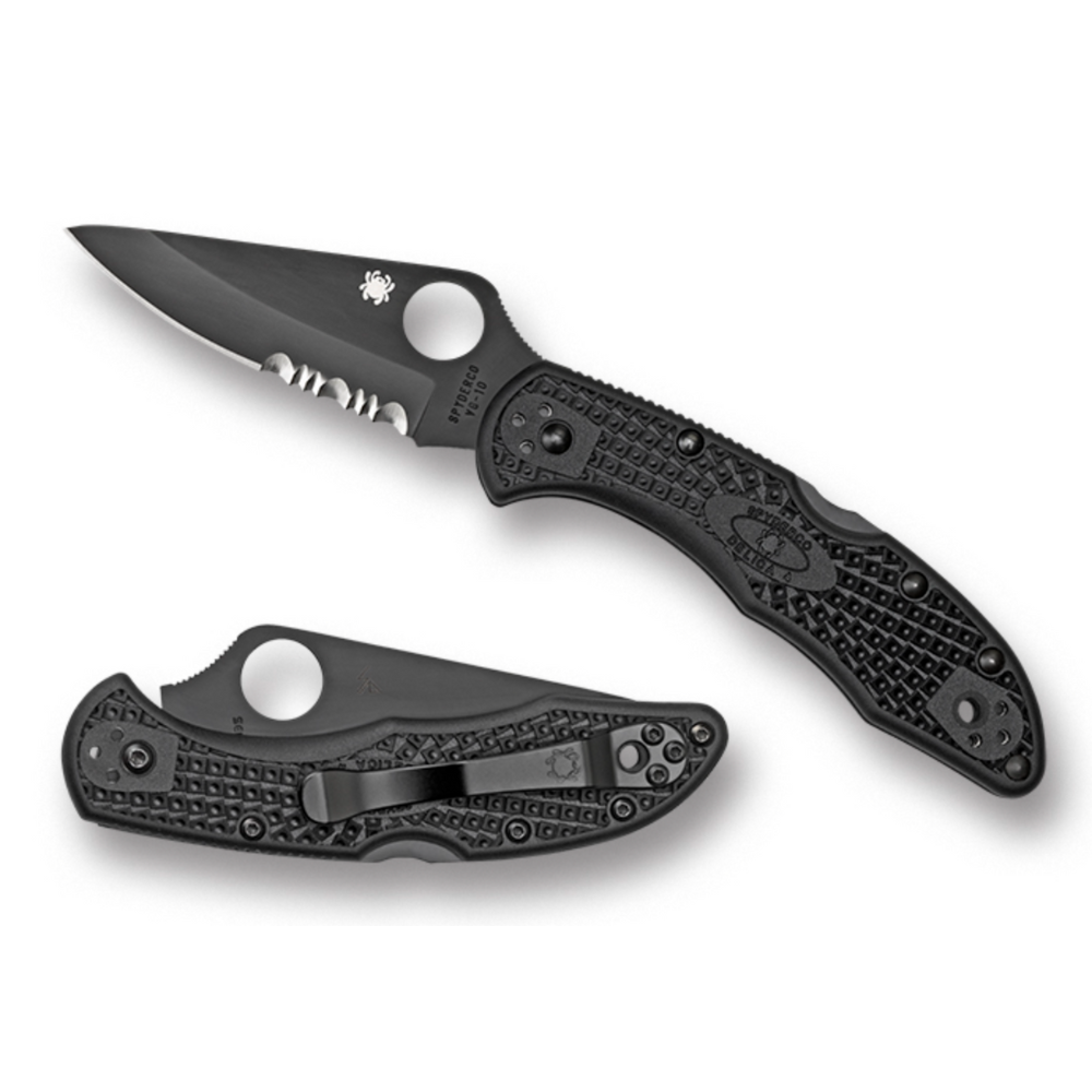 Spyderco | Delica 4 Lightweight Black - Black