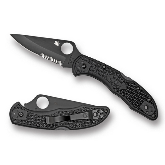 Spyderco | Delica 4 Lightweight Black - Black