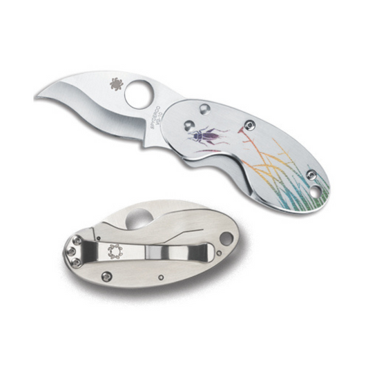 Spyderco | Cricket - Stainless Tattoo