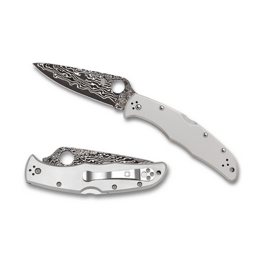 Spyderco | Endura 4 - Titanium Damascus