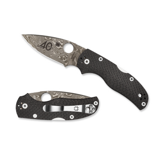 Spyderco | Limited Edition 40th Anniversary Native 5 Fluted - Carbon Fiber
