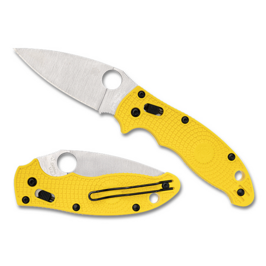 Spyderco | Manix 2 Lightweight - Salt Yellow CPM Magnacut