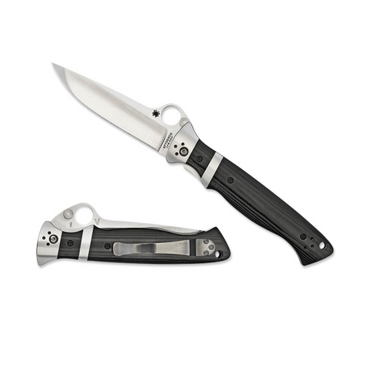 Spyderco | Vallotton Sub-Hilt G-10 - Black