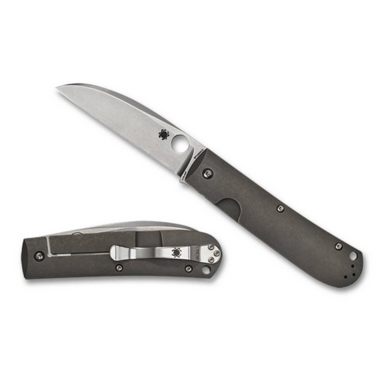 Spyderco | SwayBack - Black Titanium