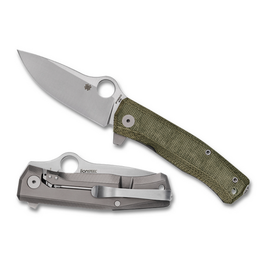 Spyderco | Spymyto Micarta - Green Canvas