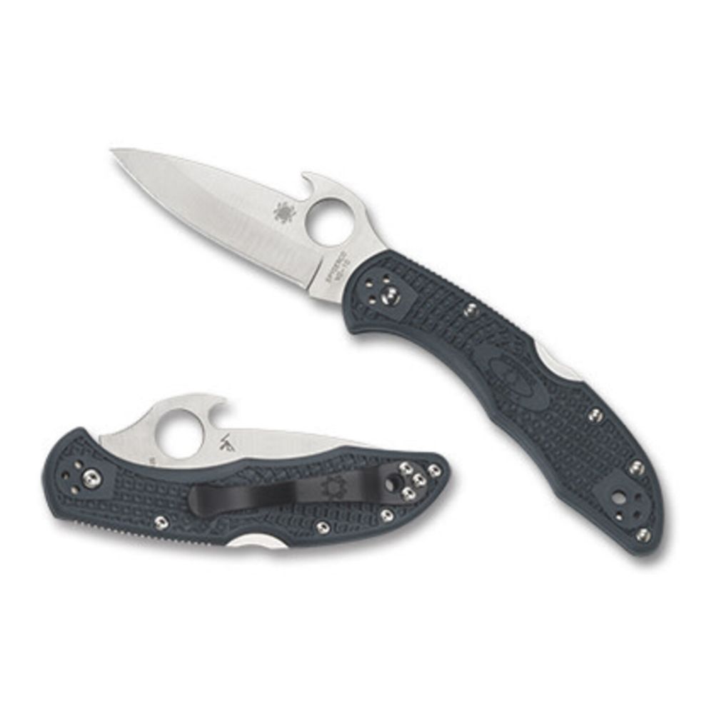 Spyderco | Delica 4 Emerson Open - Lightweight Gray
