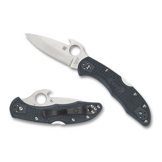 Spyderco | Delica 4 Emerson Open - Lightweight Gray