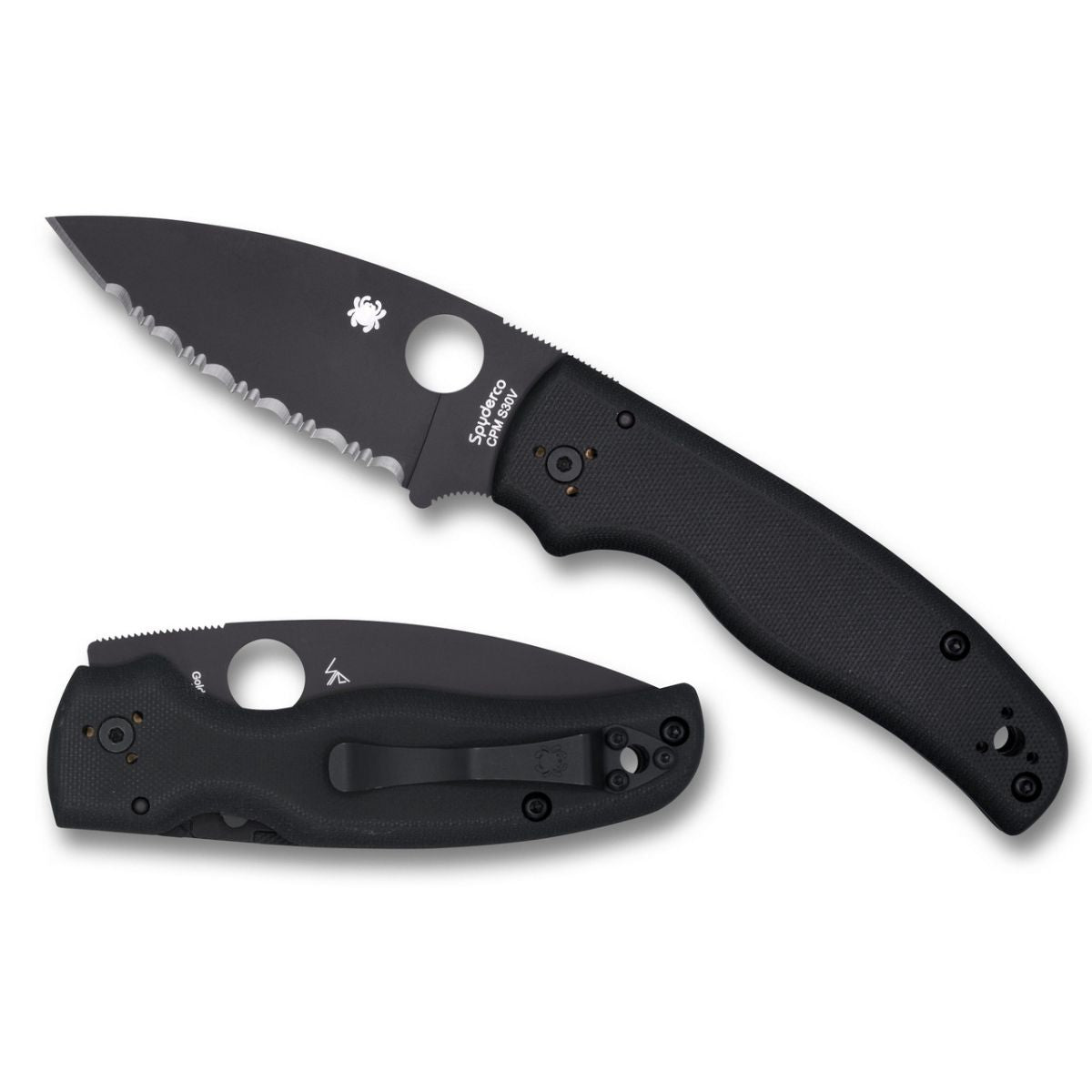 Spyderco | Bodacious G-10 - Black Blade