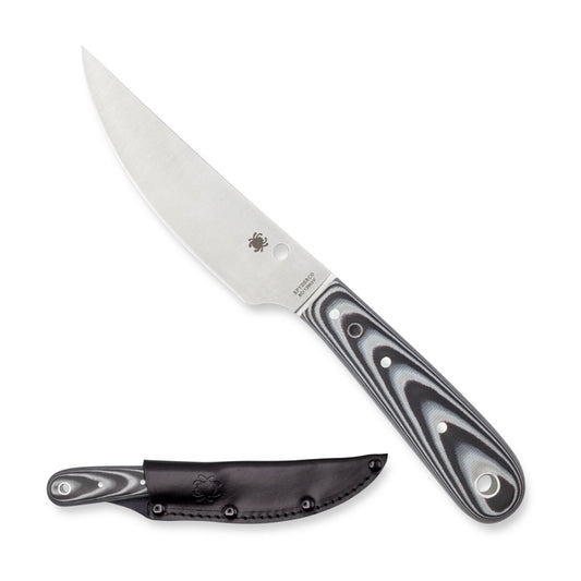 Spyderco | Bow River Plain Edge w/Leather Sheath